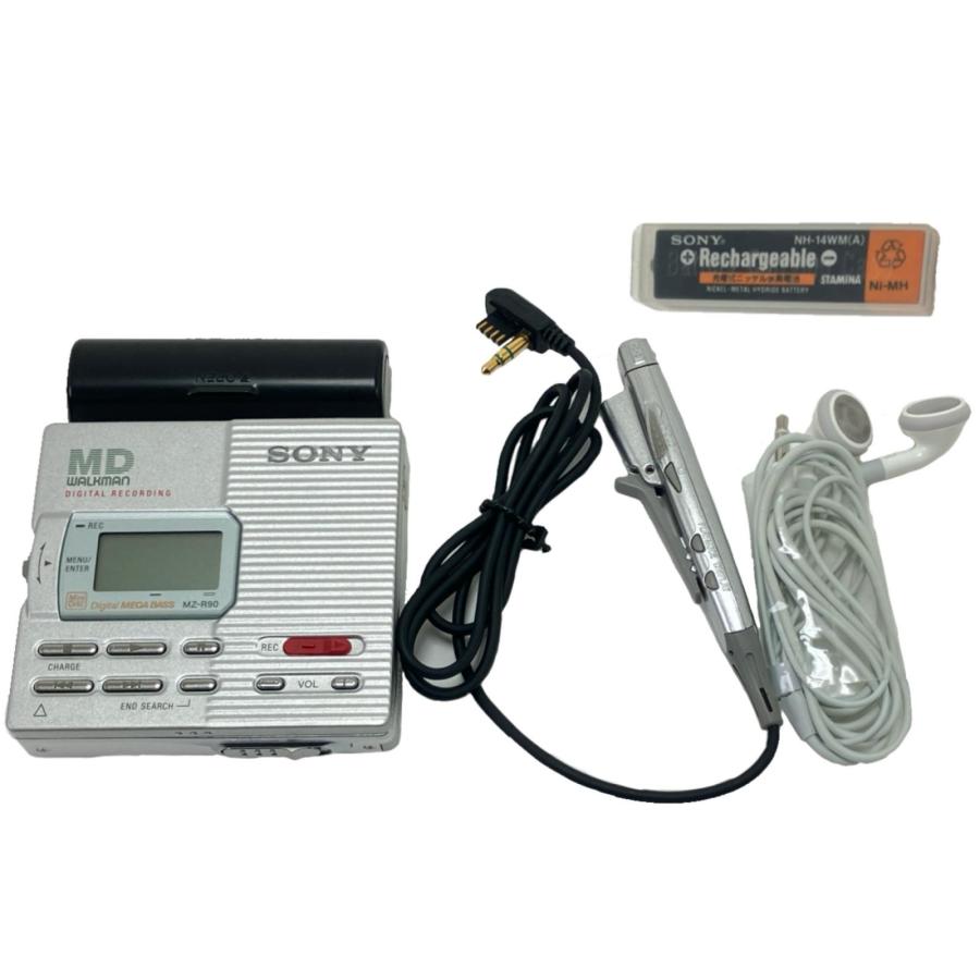 SONY ソニー WALKMAN ウォークマン ポータブルMDレコーダー MZ-R90