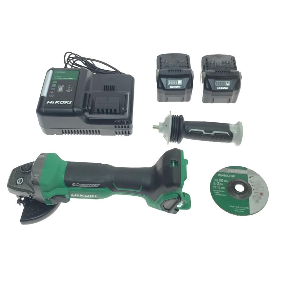 HiKOKI ハイコーキ ディスクグラインダー G3610DA グリーン 目立った傷  