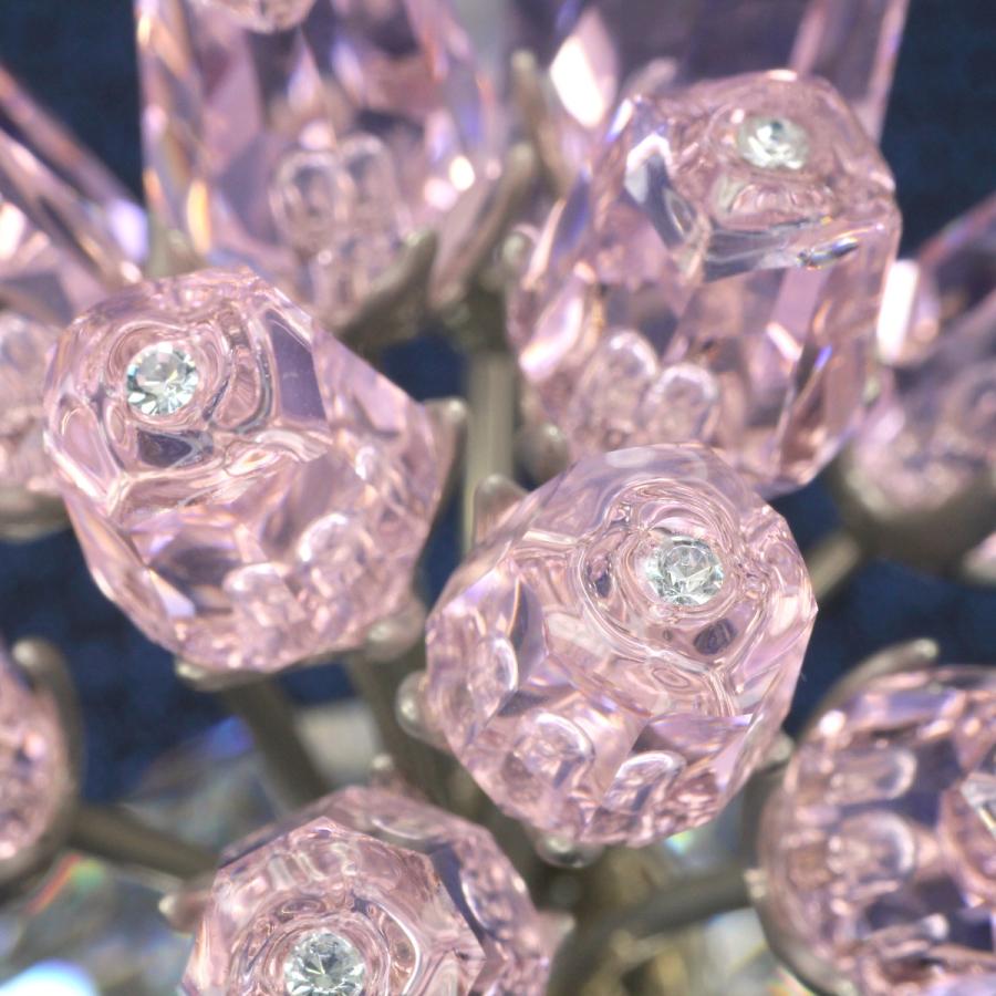 SWAROVSKI（スワロフスキー） 置物 ピンクローズ 12本のバラ 目立った