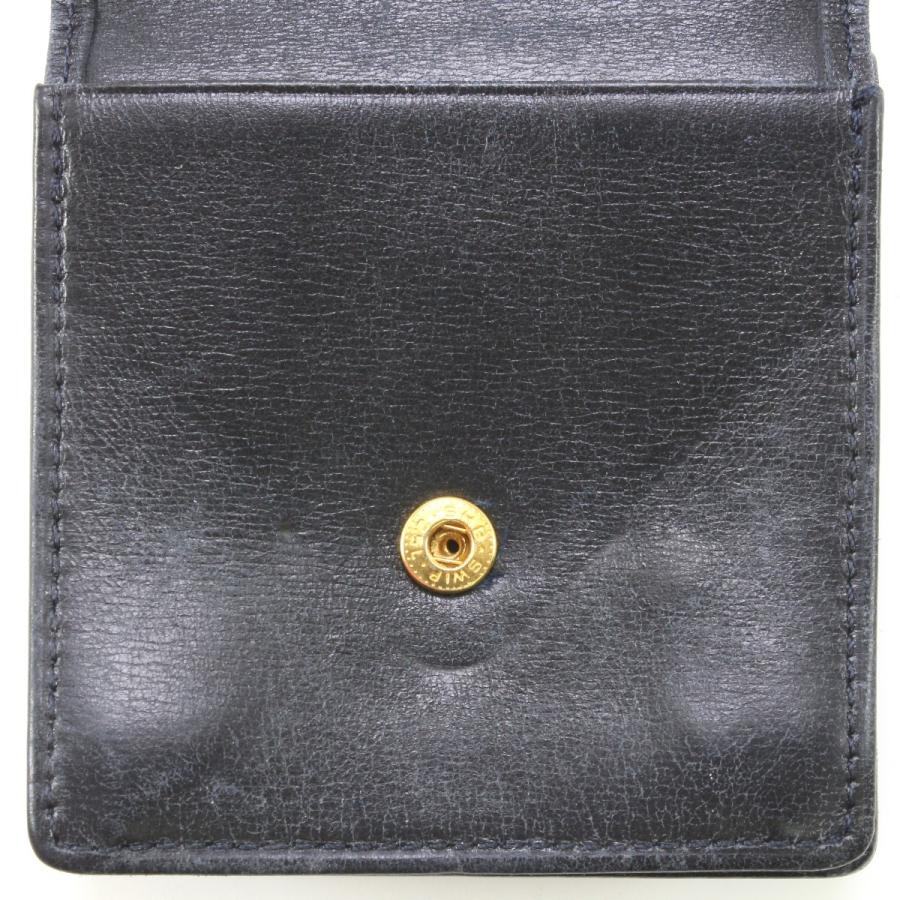 Cartier（カルティエ） $$ 小銭入れ サファイアライン レザー ネイビー 
