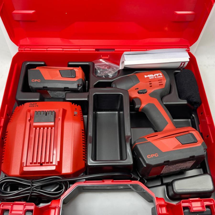 Hilti ヒルティ インパクトドライバ SID4-A22 レッド 充電器・充電池2