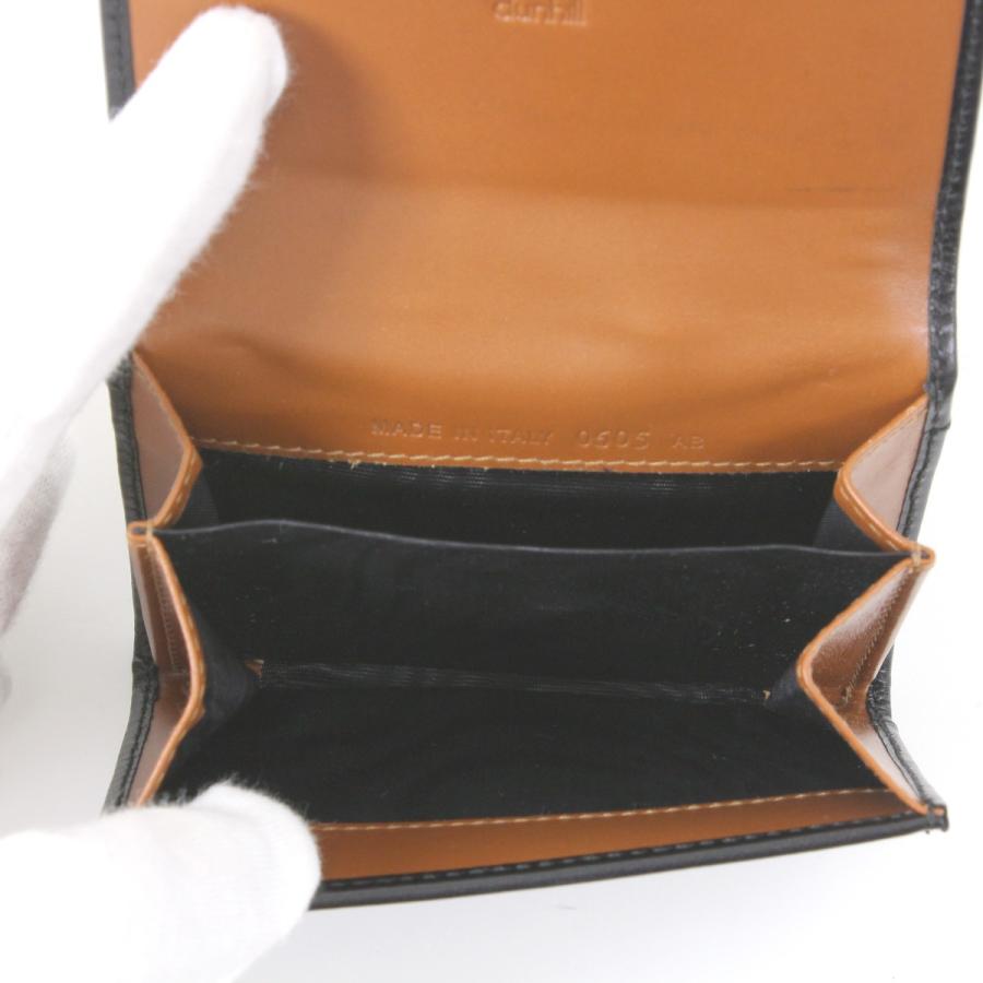 dunhill（ダンヒル） 名刺入れ OR8000A ブラック 目立った傷や汚れなし