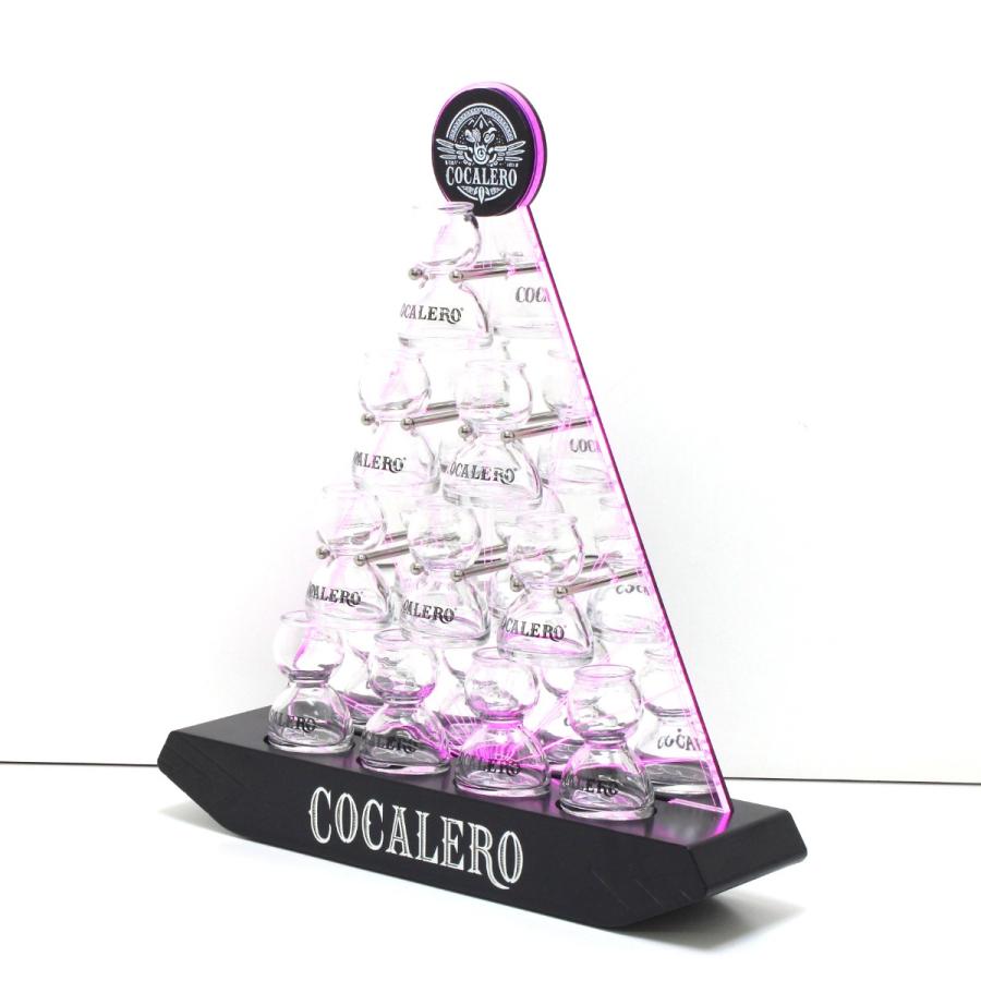 COCALERO コカレロ ボムタワー LEDディスプレイ グラス12個付き 未使用