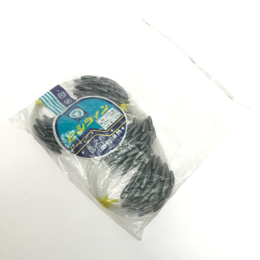 オカノ ビシライン 12号 50m 0.4号 250個付 オカノ ビシライン 2匁250個付き 間隔20cm 500匁40号50m 未使用