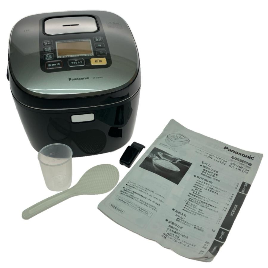 Panasonic 炊飯器 SR-HB184（メタリックブラック） 概要 IHジャー炊飯器 SR-HB184 | 炊飯器 | Panasonic