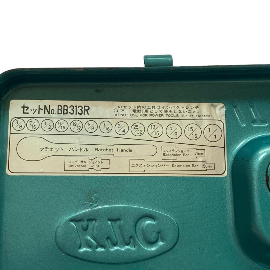 KTC ケーティーシー ソケットレンチセット BB313R やや傷や汚れあり