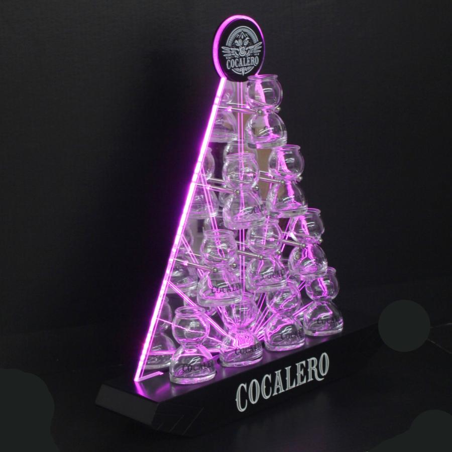 COCALERO コカレロボムタワー LEDディスプレイ グラス12個付き 未使用