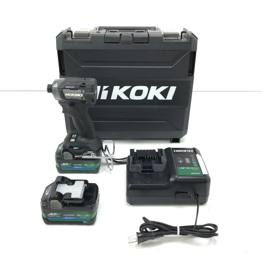 HiKOKI ハイコーキ インパクトドライバ WH36DD ストロングブラック 
