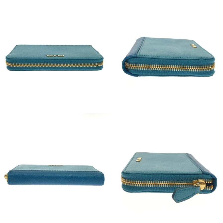 PRADA $$ プラダ 財布 コンパクト サフィアーノ ミディアム 2トーン  