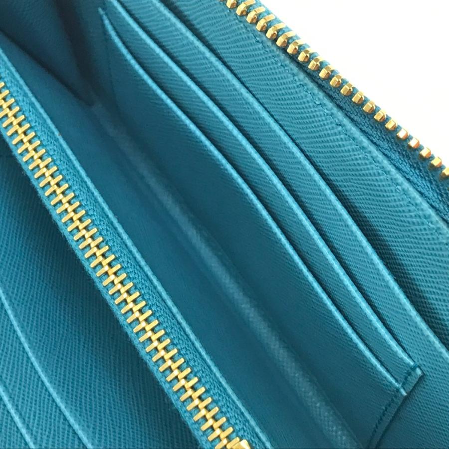 PRADA $$ プラダ 財布 コンパクト サフィアーノ ミディアム 2トーン  