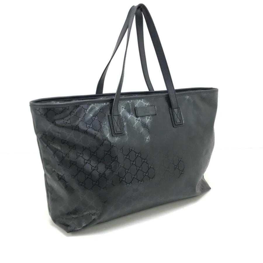GUCCI（グッチ） トートバッグ 内部ヨゴレ有 211120 ブラック 目立った 