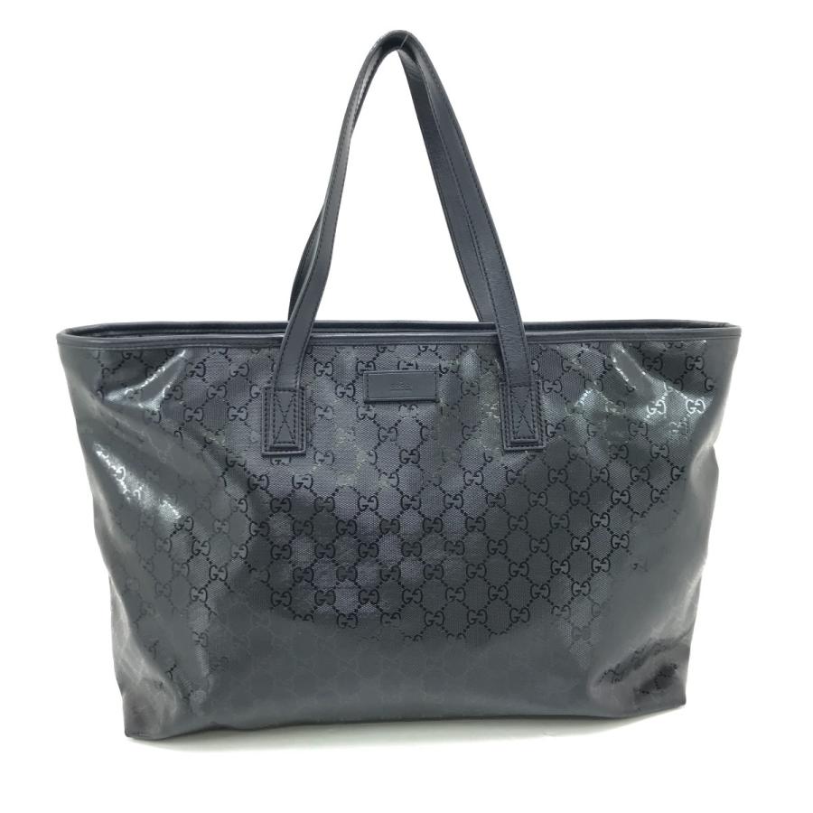 GUCCI（グッチ） トートバッグ 内部ヨゴレ有 211120 ブラック 目立った