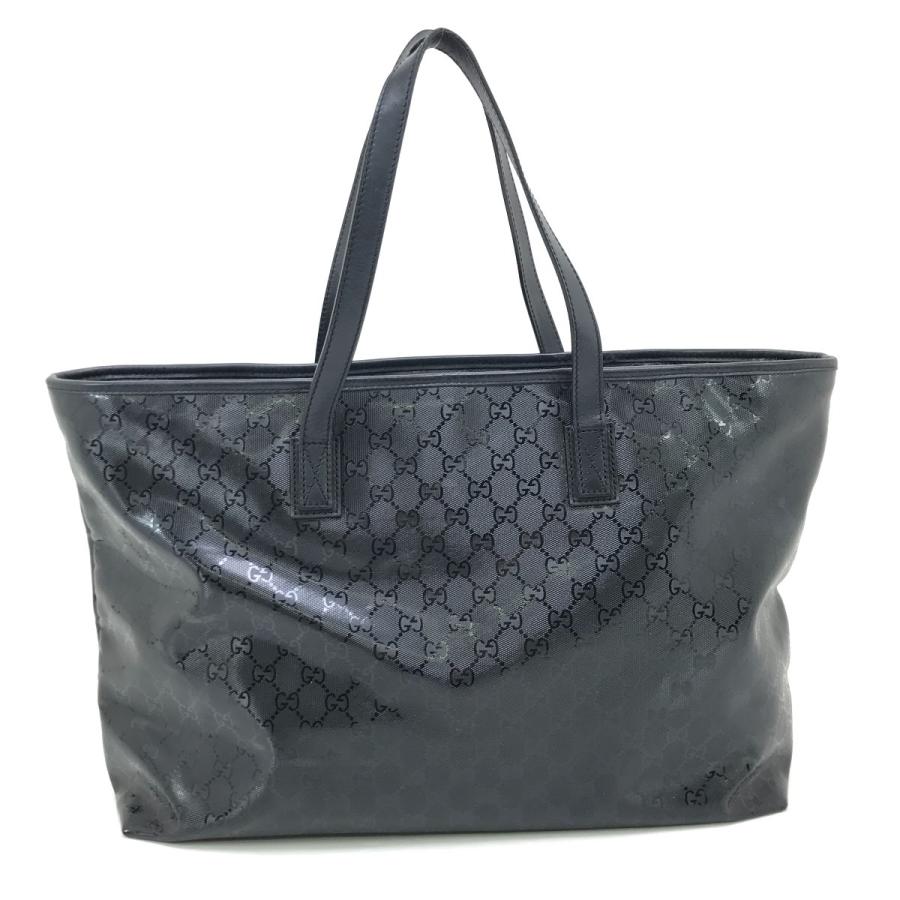 GUCCI（グッチ） トートバッグ 内部ヨゴレ有 211120 ブラック 目立った