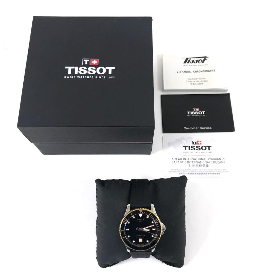 TISSOT ティソ SEASTAR クォーツ腕時計 T120410A 目立った傷や汚れなしの画像