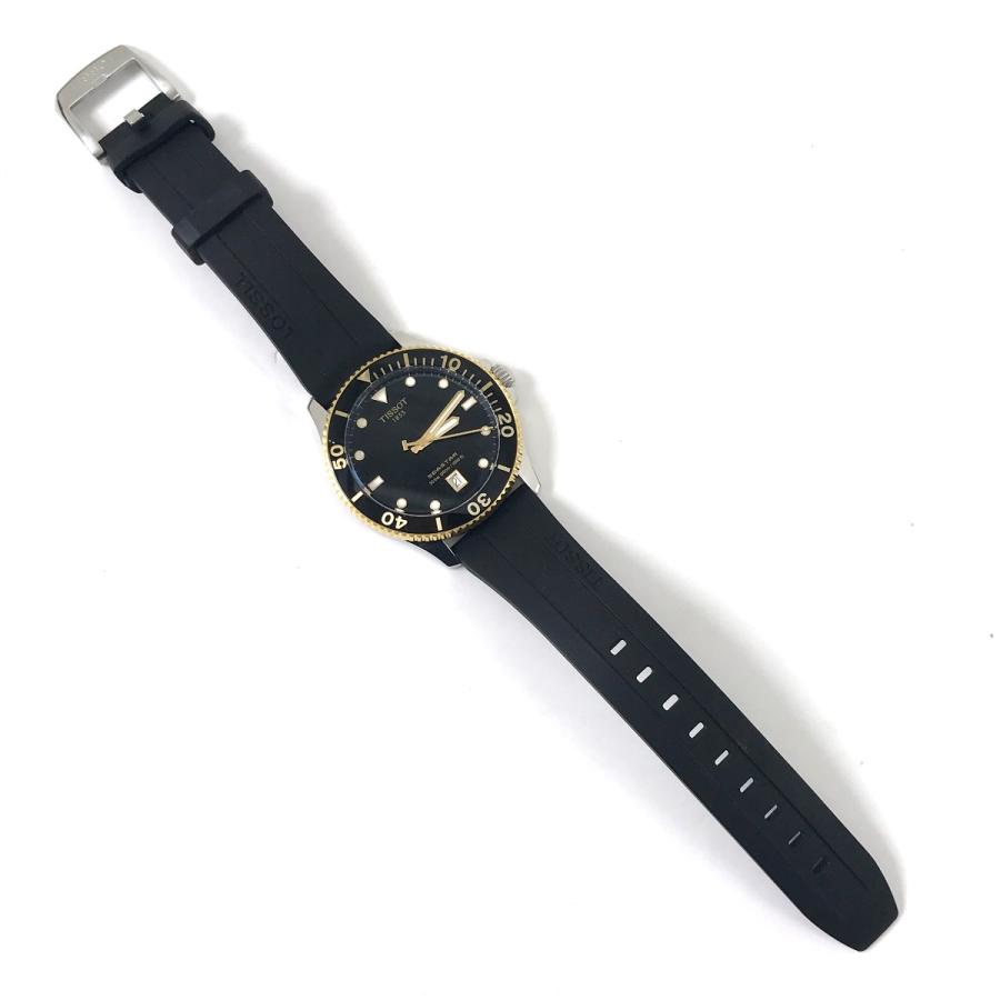 TISSOT ティソ SEASTAR クォーツ腕時計 T120410A 目立った傷や汚れなしの画像