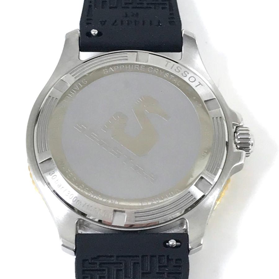 TISSOT ティソ SEASTAR クォーツ腕時計 T120410A 目立った傷や汚れなしの画像