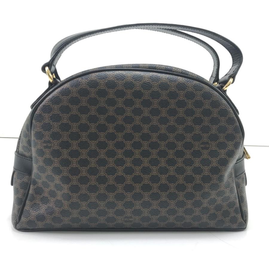 CELINE マカダムハーフムーンハンドバッグセリーヌバック CELINE（セリーヌ） ハンドバッグ マカダム柄 ハーフムーン