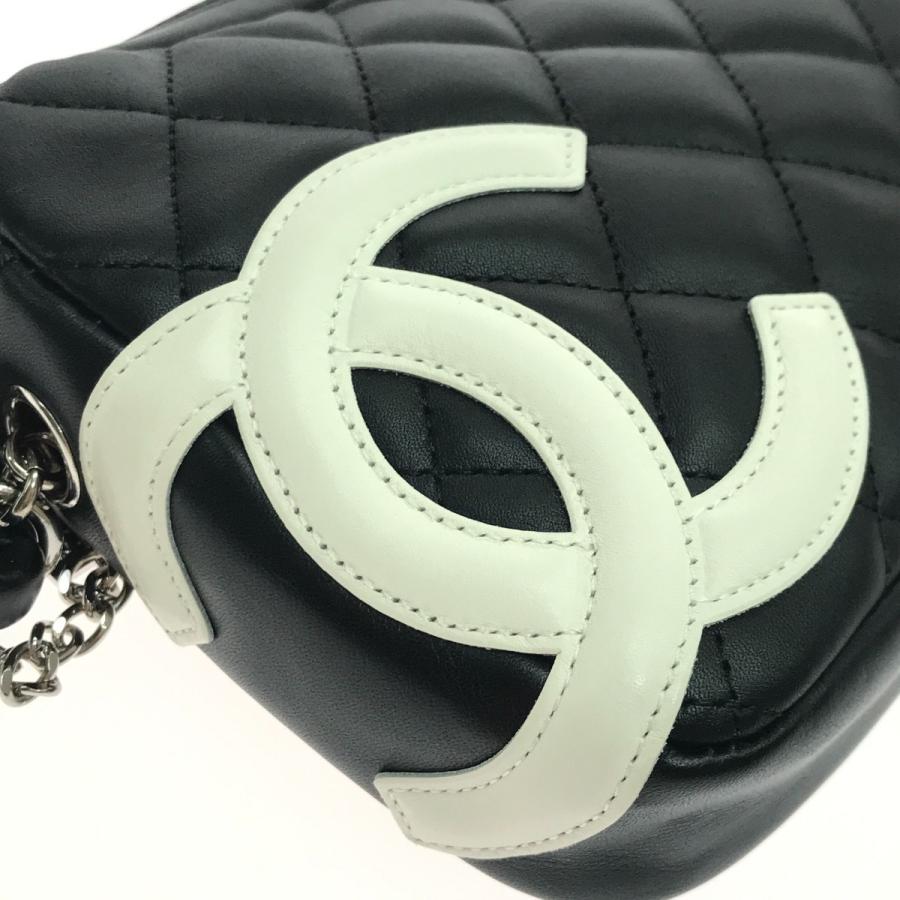 CHANEL（シャネル） アクセサリーポーチ カンボン ブラック やや傷や