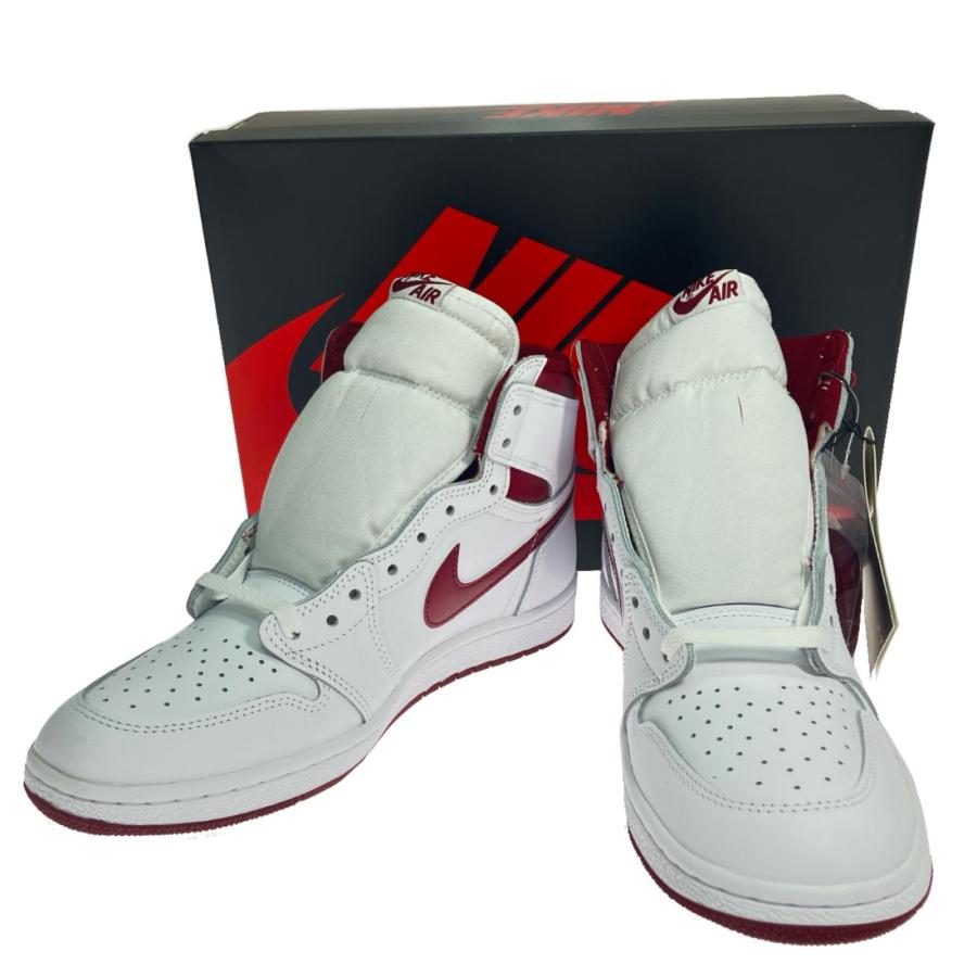 NIKE（ナイキ） AIR JORDAN 1 エア ジョーダン 1 HI 85 WHITE 27cm 