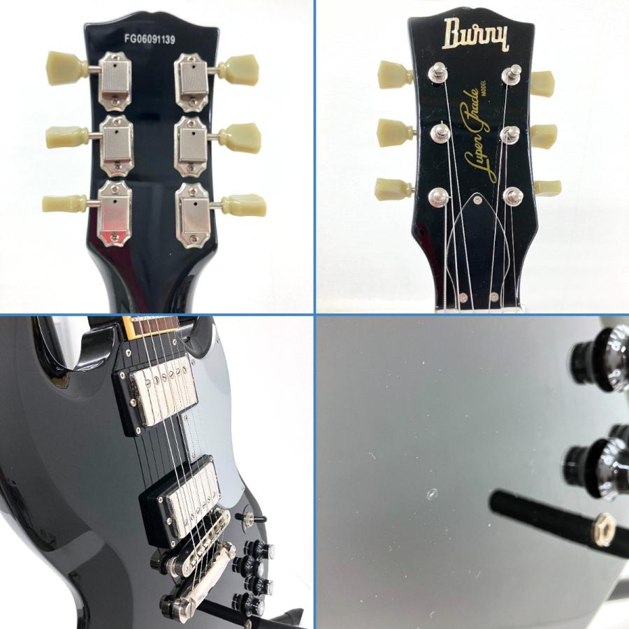 burny バーニー Super Grade エレキギター SGタイプ やや傷や汚れあり