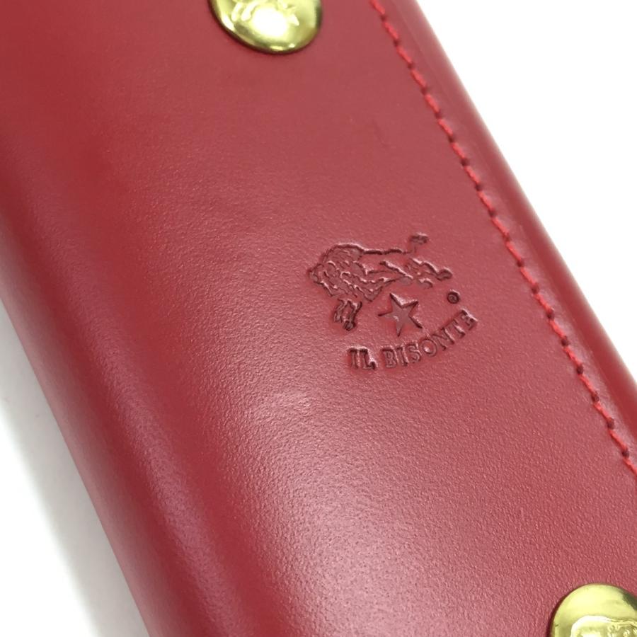IL BISONTE（イルビゾンテ） キーケース レザー 6連タイプ レッド 