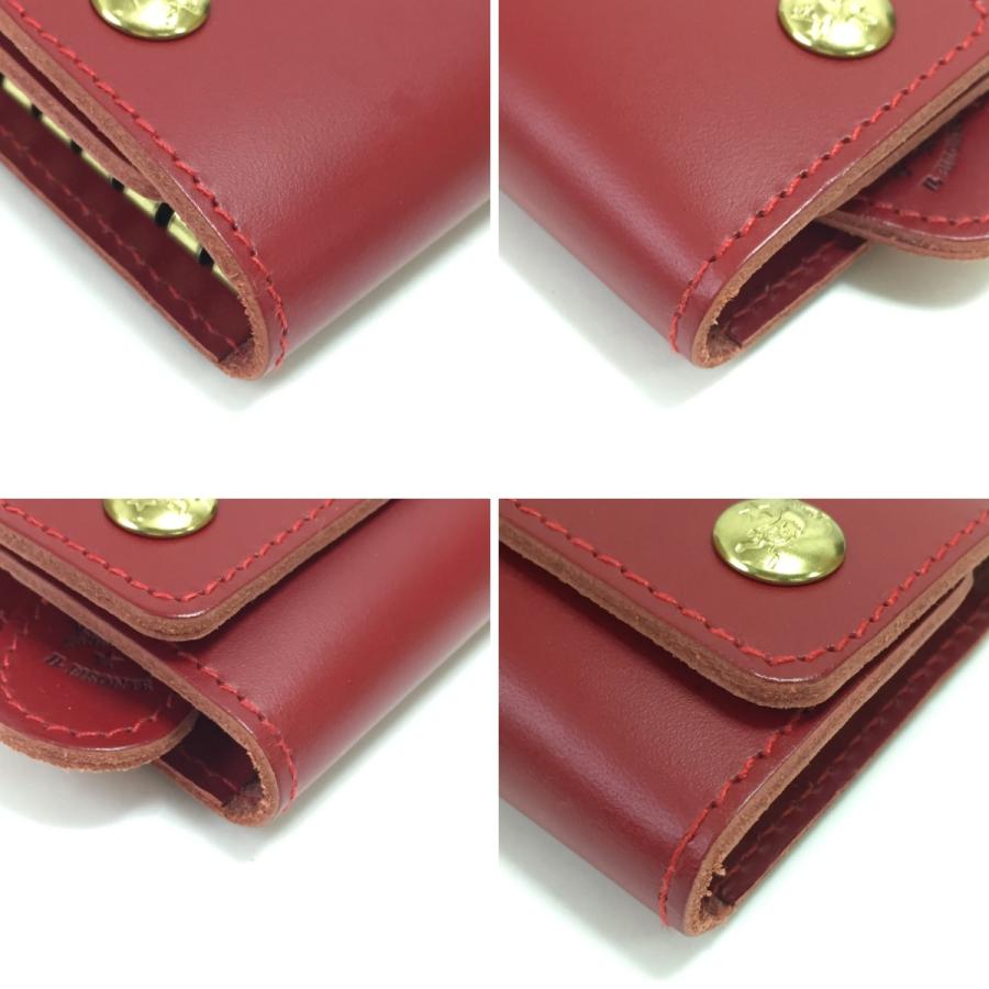 IL BISONTE（イルビゾンテ） キーケース レザー 6連タイプ レッド