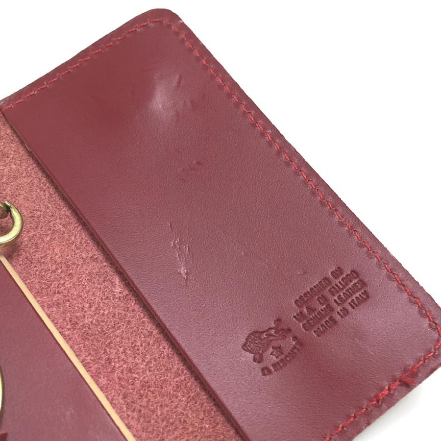IL BISONTE（イルビゾンテ） キーケース レザー 6連タイプ レッド 