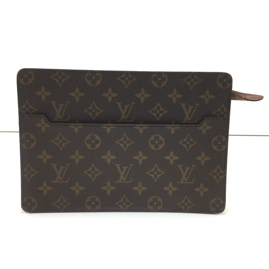 LOUIS VUITTON ルイヴィトン セカンドバッグ モノグラム・エクリプス ポシェットオム 外ポケットベタ有 M51795 ブラウン LOUIS VUITTON（ルイ・ヴィトン） セカンドバッグ モノグラム