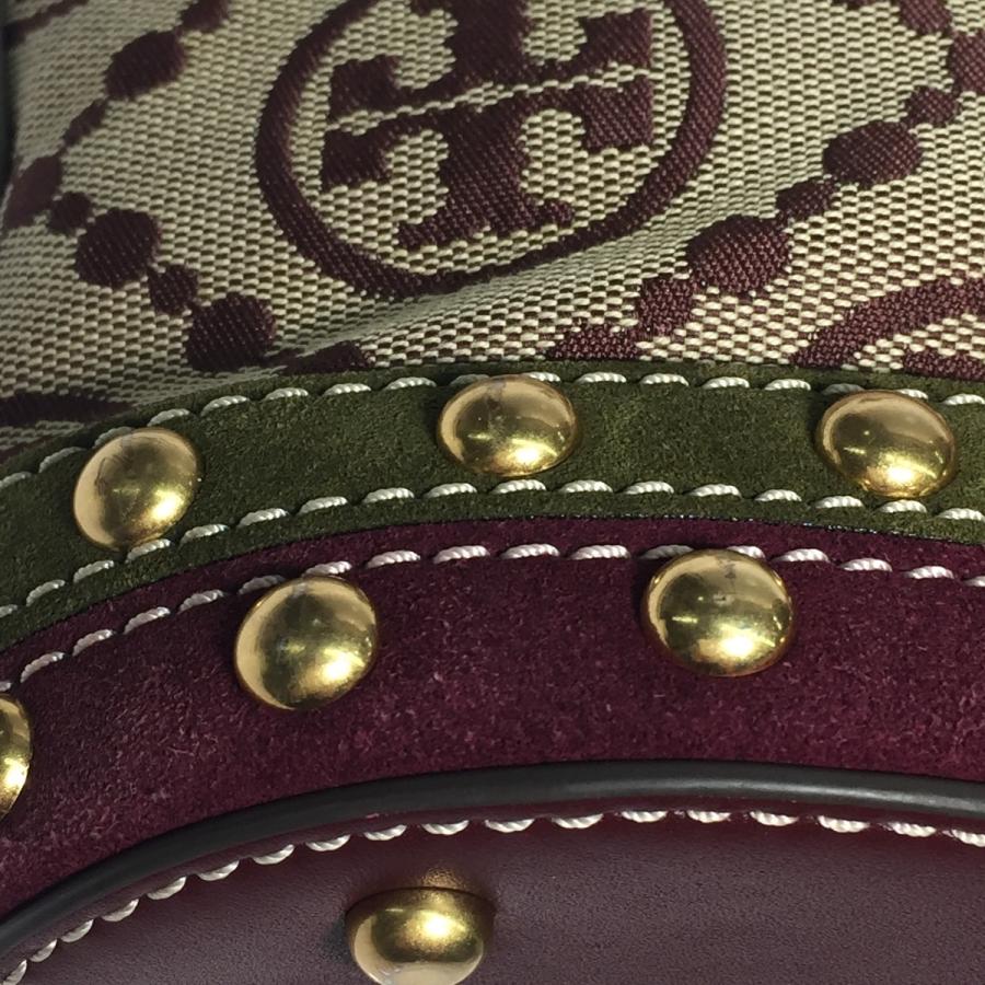 TORY BURCH（トリーバーチ） バケットバッグ モノグラム ジャガード