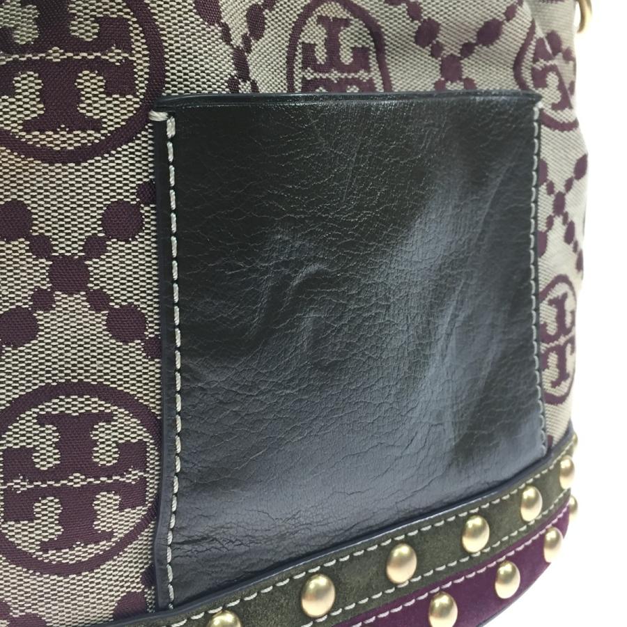 TORY BURCH（トリーバーチ） バケットバッグ モノグラム ジャガード