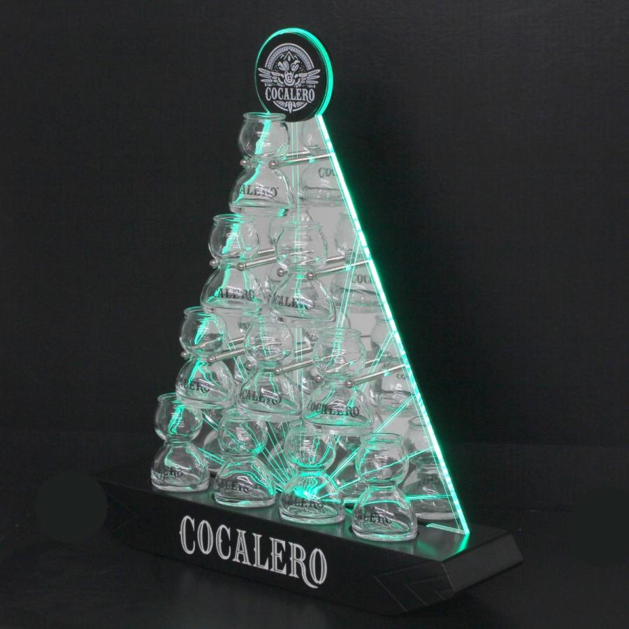 COCALERO コカレロボムタワー LEDディスプレイ グラス12個付き 未使用