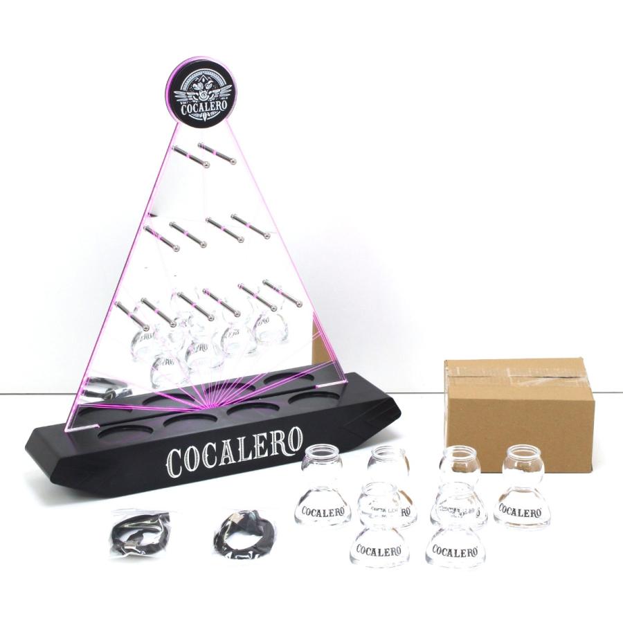 COCALERO コカレロボムタワー LEDディスプレイ グラス12個付き 未使用