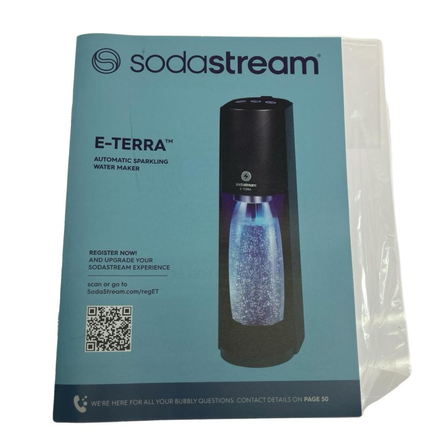 ソーダストリーム E-TERRA スターターキット ブラック 新品ssm1099 E-TERRA イーテラ ソーダストリーム スターターキット ブラック