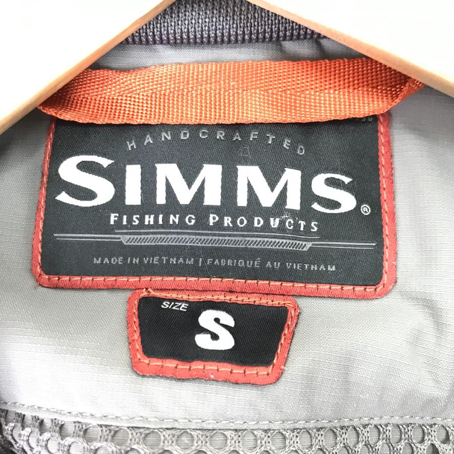 SIMMS フィッシングベスト S オレンジ　新品　サイズS SIMMS フィッシングベスト フリーストーンベスト US-S JP-M グレー