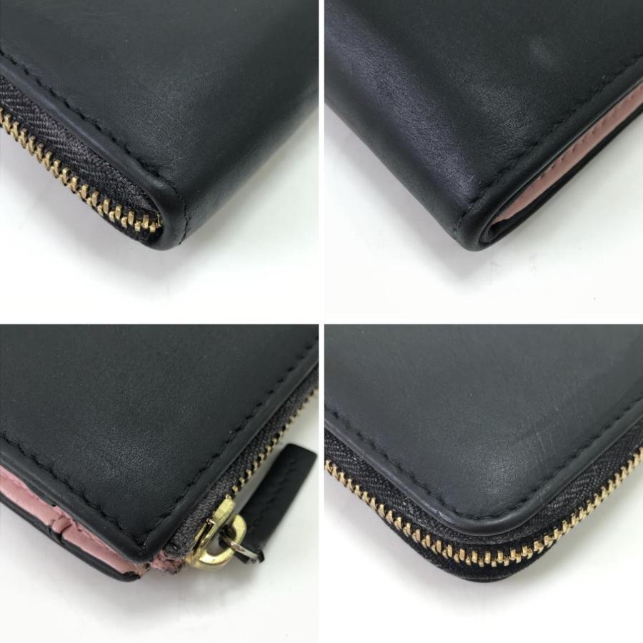 GUCCI（グッチ） L字ファスナー長財布 332747 ブラック 傷や汚れあり