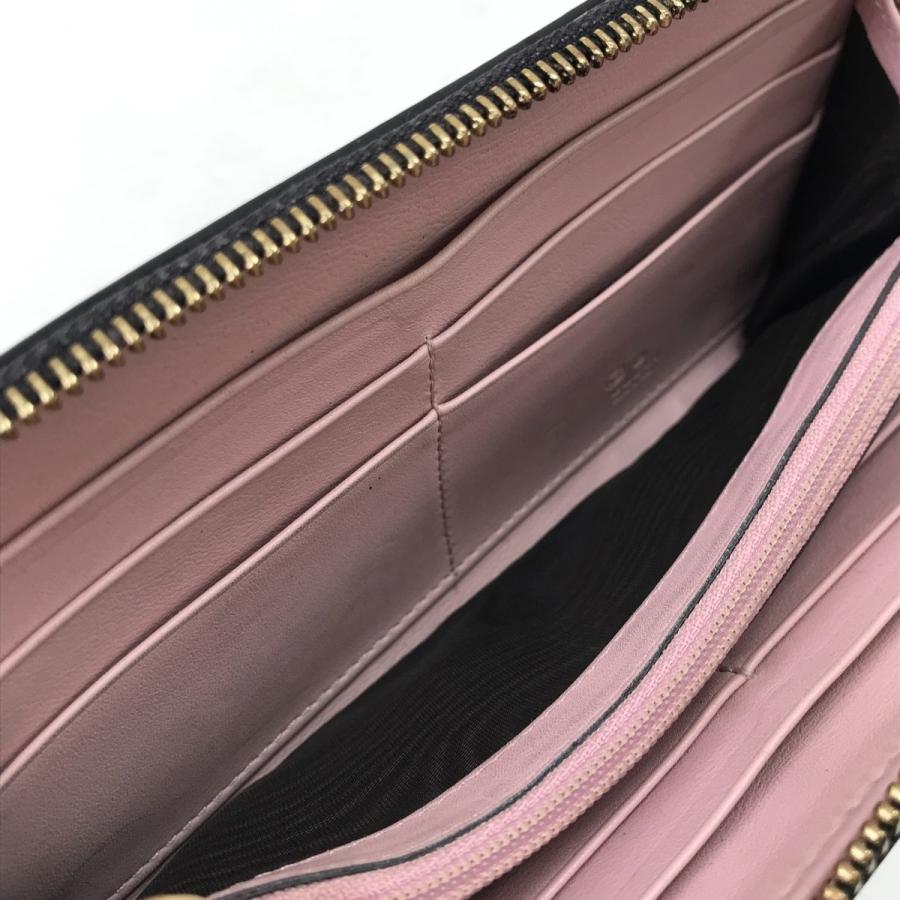 GUCCI（グッチ） L字ファスナー長財布 332747 ブラック 傷や汚れあり