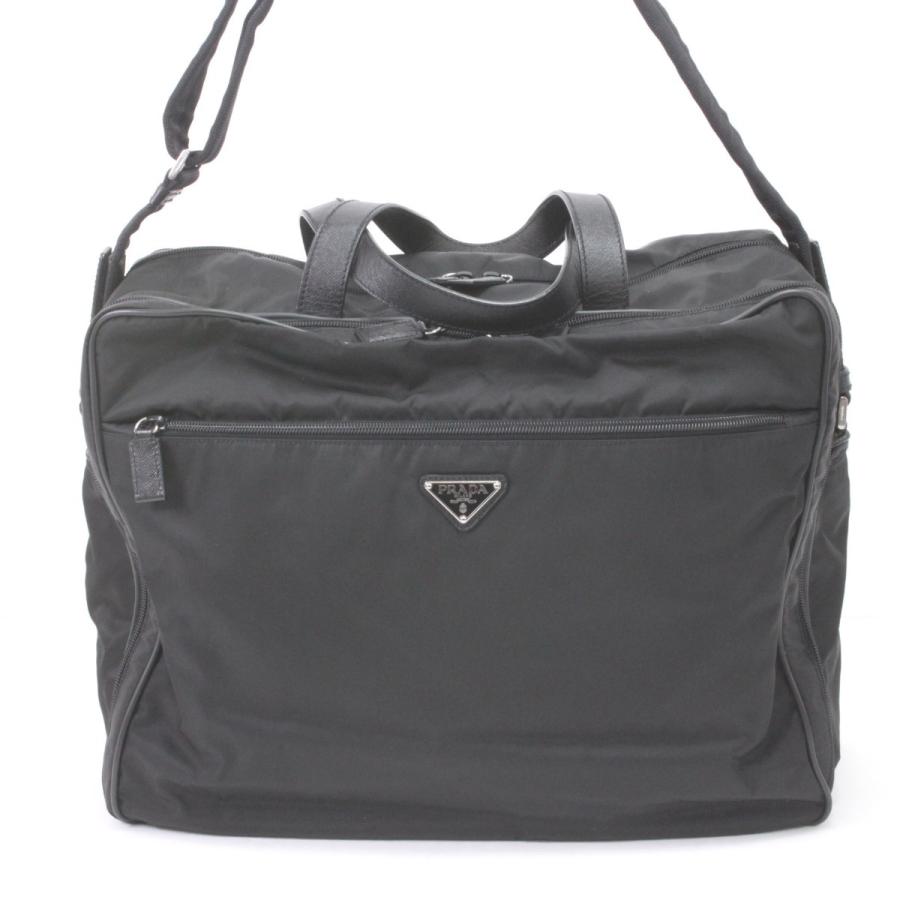 PRADA（プラダ） ブリーフケース ナイロン V361S ブラック やや傷や