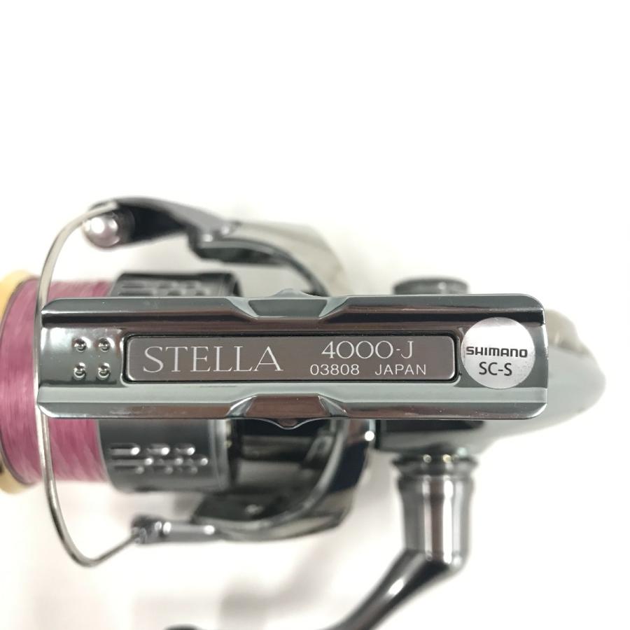 SHIMANO - 〇〇SHIMANO シマノ STELLA 18ステラ 4000 J スピニングリール 03808 現状渡し SHIMANO シマノ スピニングリール 箱付 18ステラ 4000 03808 やや傷や