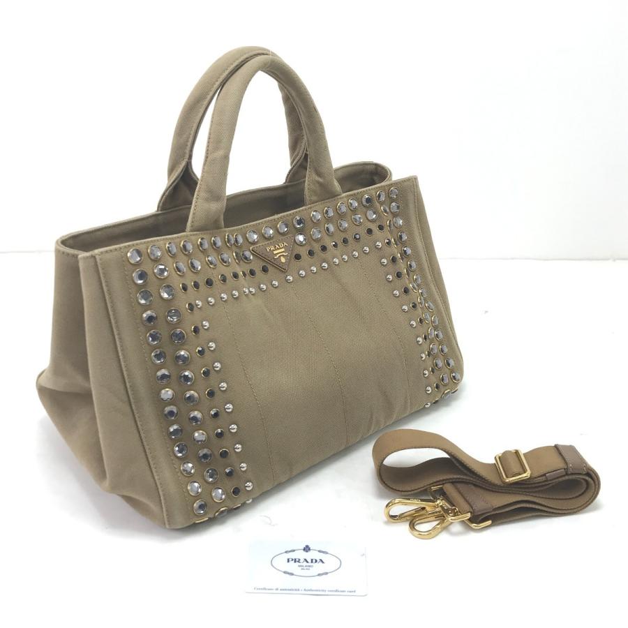 PRADA（プラダ） 2WAYショルダーバッグ カナパスタッズ B2642O 