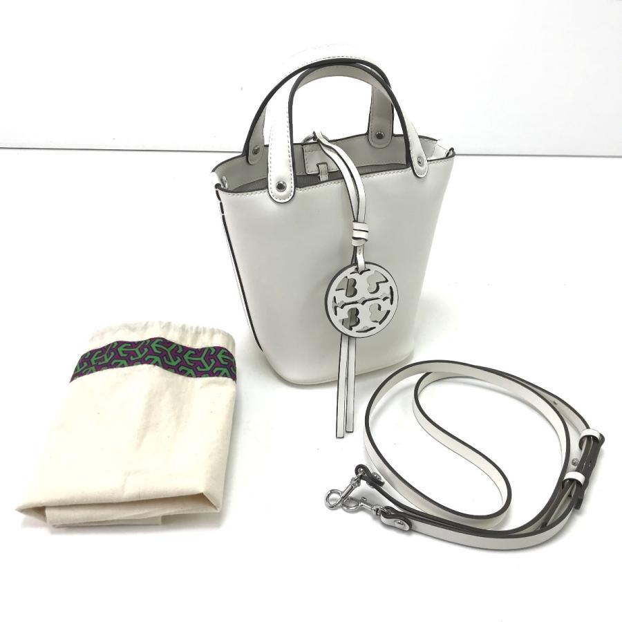 TORY BURCH（トリーバーチ） 2WAYショルダーバッグ ホワイト やや傷や