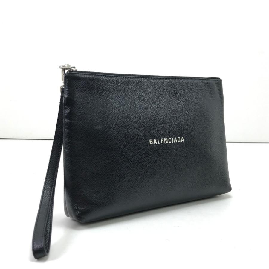 BALENCIAGA（バレンシアガ） クラッチバッグ レザー 593315,1U90,V