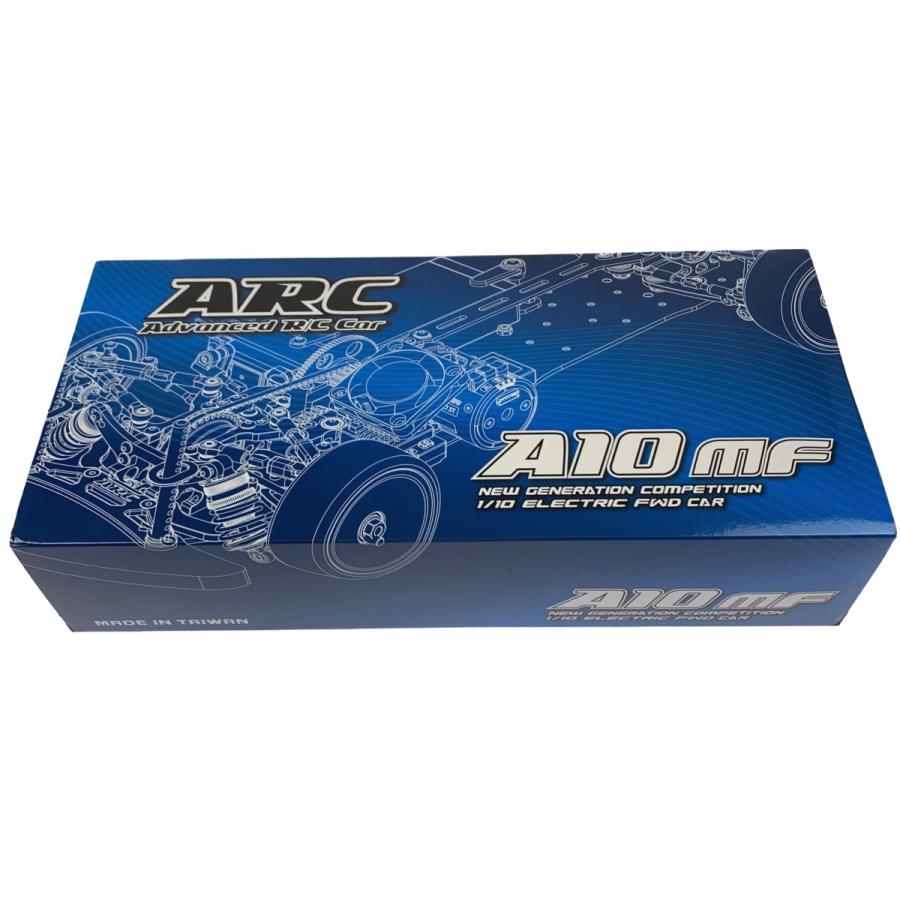 ▽▽ ACTIVE HOBBY R100034 ARC A10MF 1/10 FWDカーボン仕様キット 内