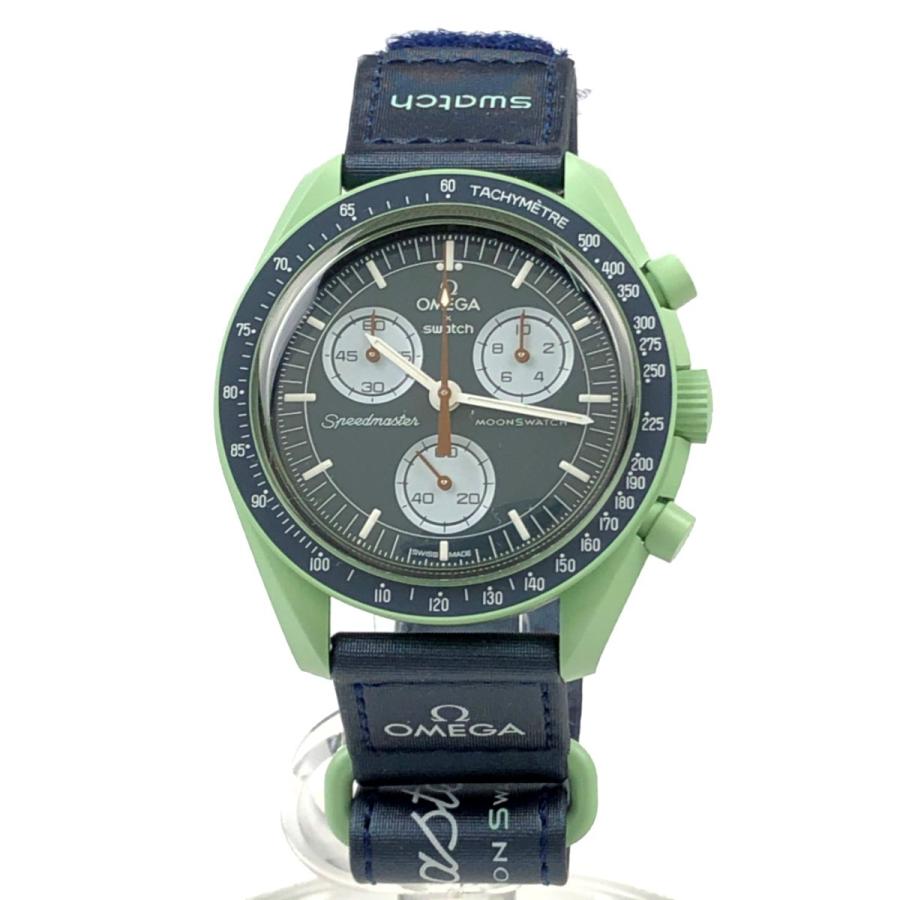 Swatch（スウォッチ） ▽▽ MISSION ON EARTH クォーツ OMEGAコラボ