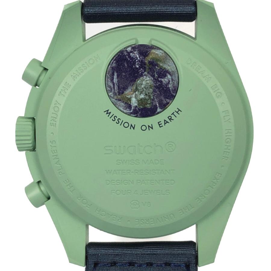 Swatch（スウォッチ） ▽▽ MISSION ON EARTH クォーツ OMEGAコラボ