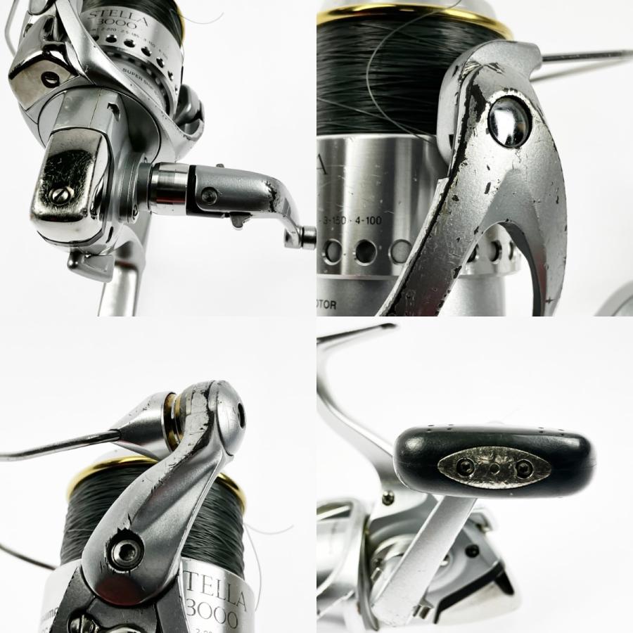 ▽▽ SHIMANO シマノ スピニングリール 98ステラ 3000 SC66F 傷や汚れ