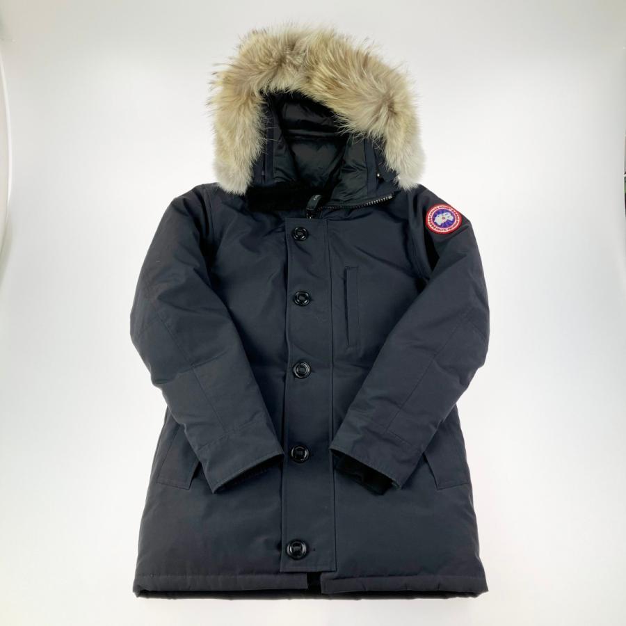 「美品」✨カナダグース 3438JM コヨーテファー　ブラック CANADA GOOSE（カナダグース） ▽▽ ジャスパー ダウンジャケット