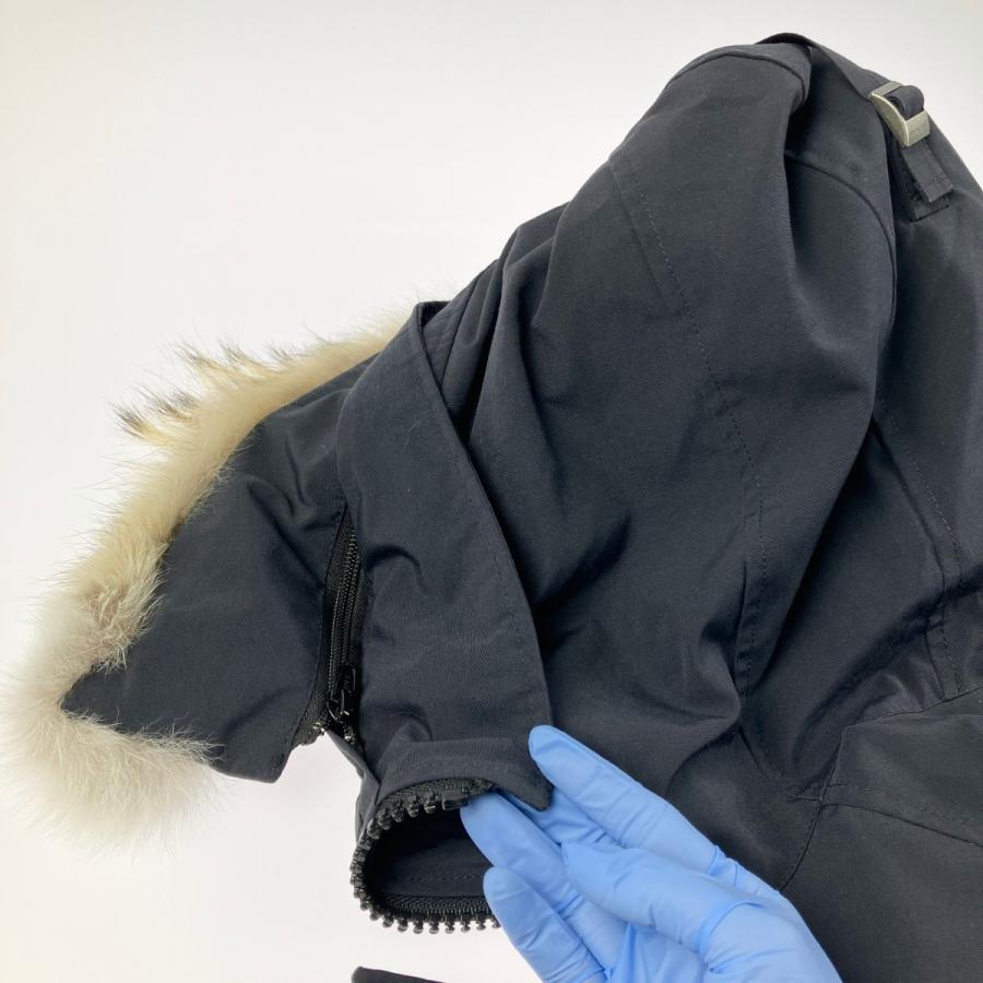 「美品」✨カナダグース 3438JM コヨーテファー　ブラック CANADA GOOSE（カナダグース） ▽▽ ジャスパー ダウンジャケット