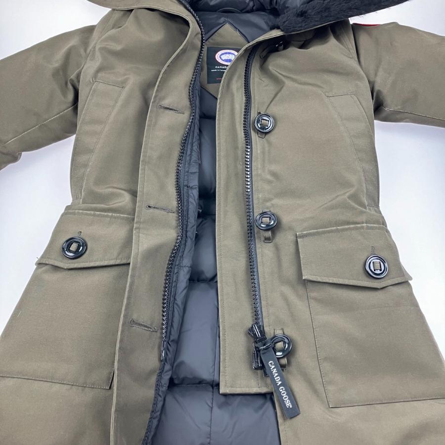 CANADA GOOSE（カナダグース） ▽▽ BRONTE PARKA オリーブ XS 傷や