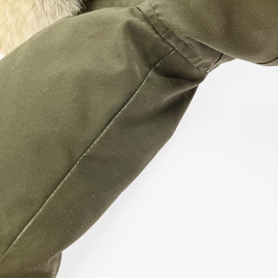 CANADA GOOSE（カナダグース） ▽▽ BRONTE PARKA オリーブ XS 傷や 