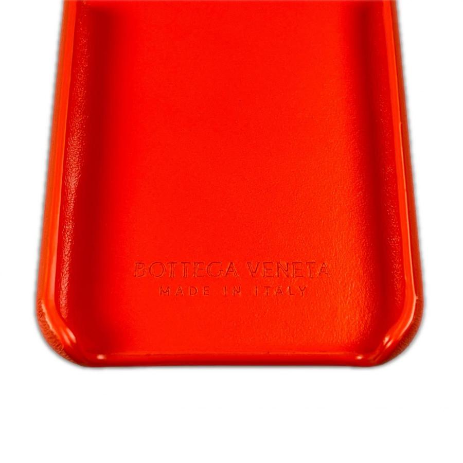 新品 ボッテガヴェネタ iPhone ケース オレンジ BOTTEGA VENETA ボッテガヴェネタ スマホケース iPhone11Pro対応